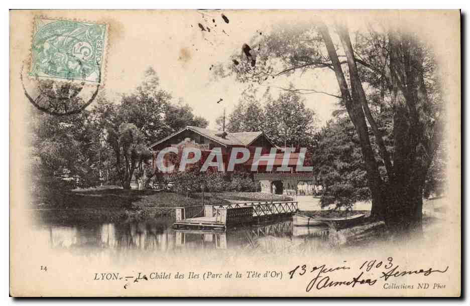 Lyon CPA Le chalet des Iles (parc de la tete d or