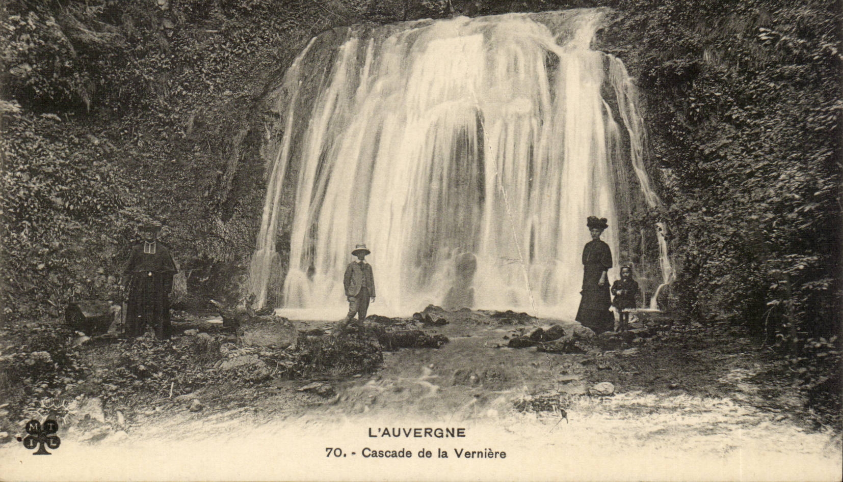 L auvergne CPA Cascade de la Verniere