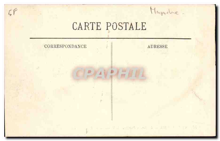 Cherbourg — Le Jardin Public et la Montagne du Roule — LL — Verso