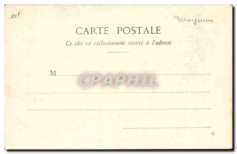 CPA Chateau Gontier Le bout du monde — Rückseite