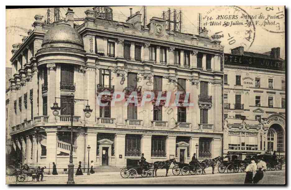 Angers CPA Hotel des postes et hotel St Julien