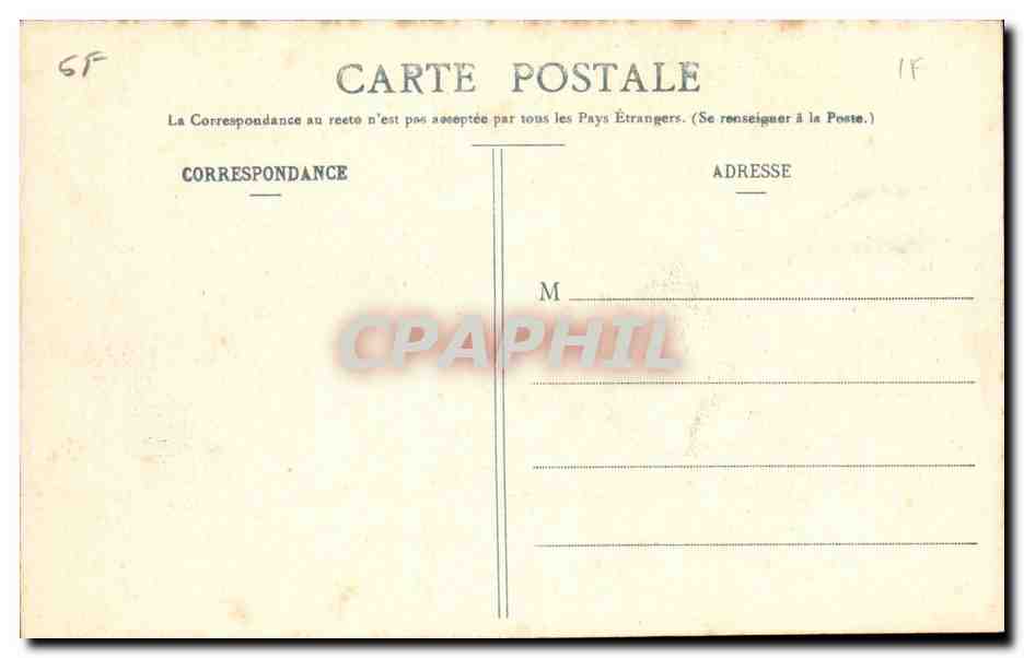 Chateau d'Orveau CPA Nyoiseau par SEgre — Rückseite