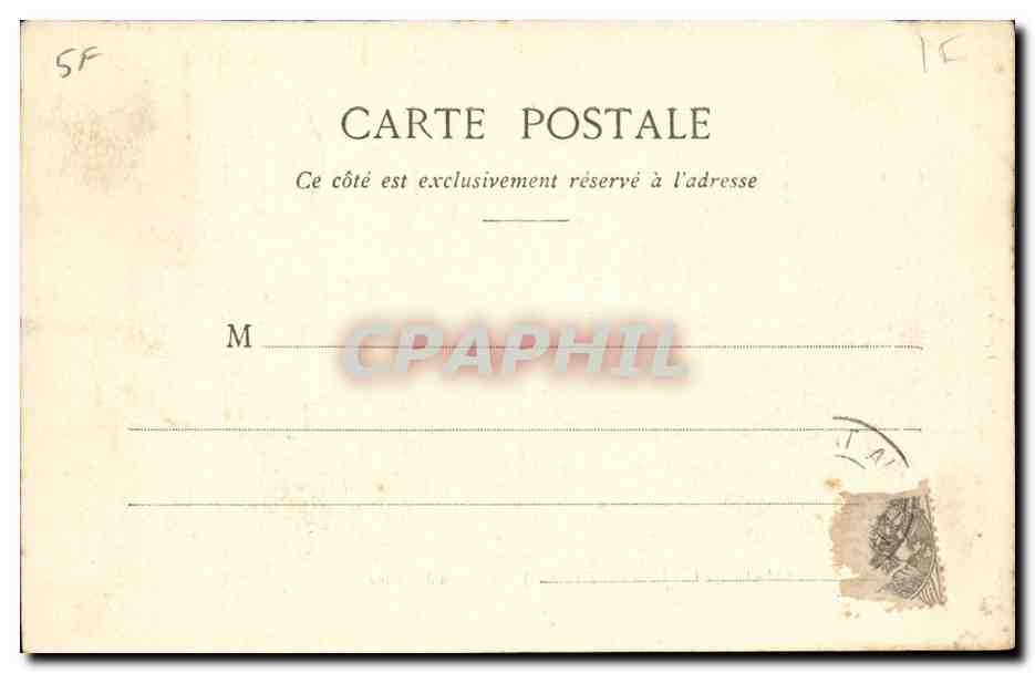 Saint Martin du Bois CPA Chateau de Danne — Rückseite