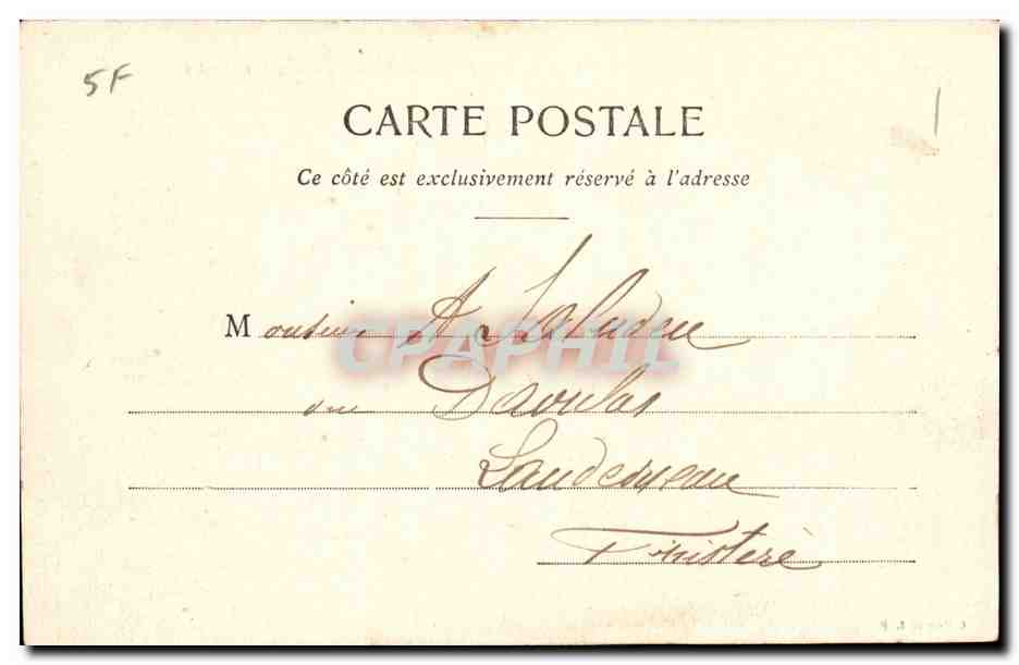 La Jumelliere CPA Chateau de la Faultriere — Rückseite