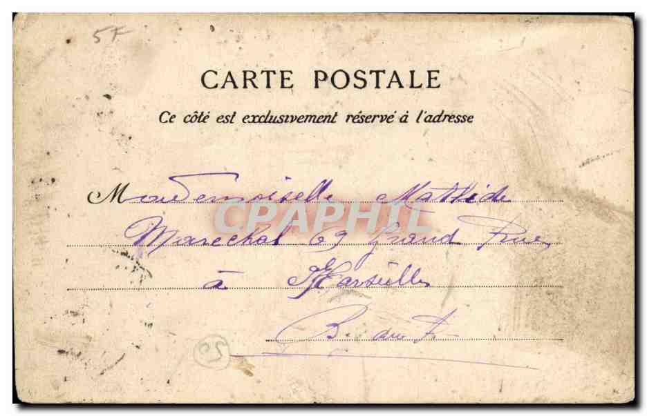 Mont Saint Michel CPA  — Verso