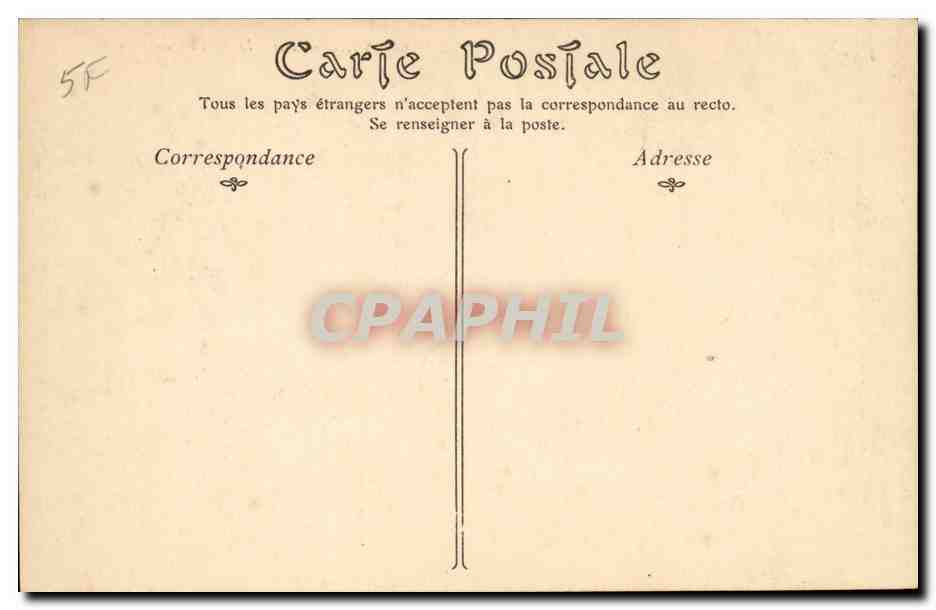 Mont Saint Michel CPA Cote du nord est (pecheurs) — Rückseite