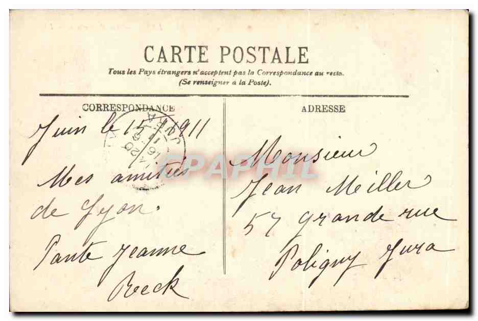 LYON — La Préfecture — LL. — Achterkant