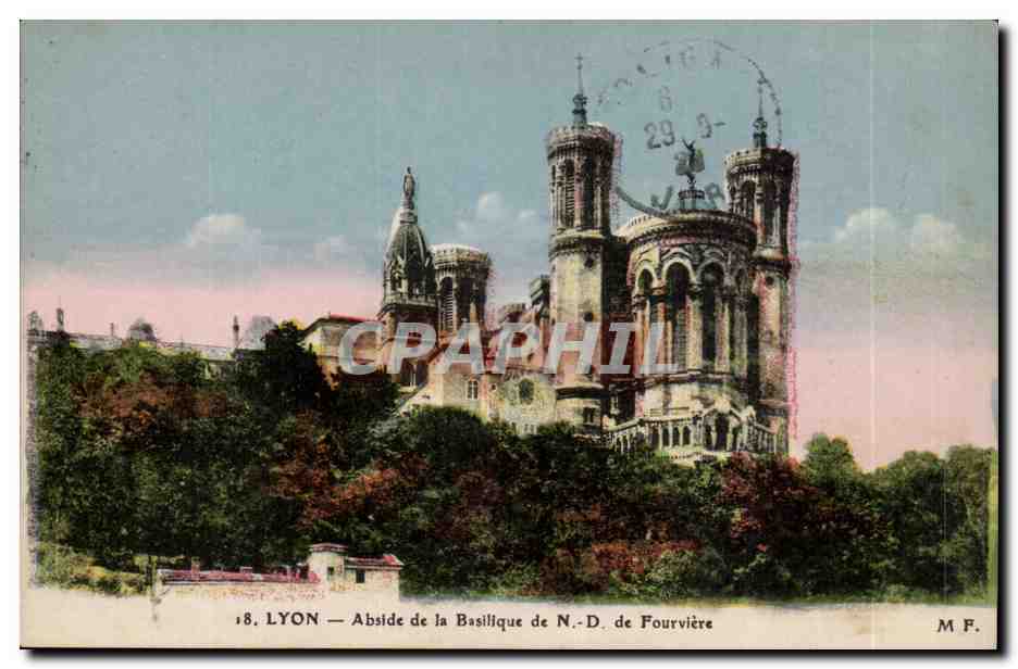 Lyon CPA L abside de Notre DAme de Fourviere