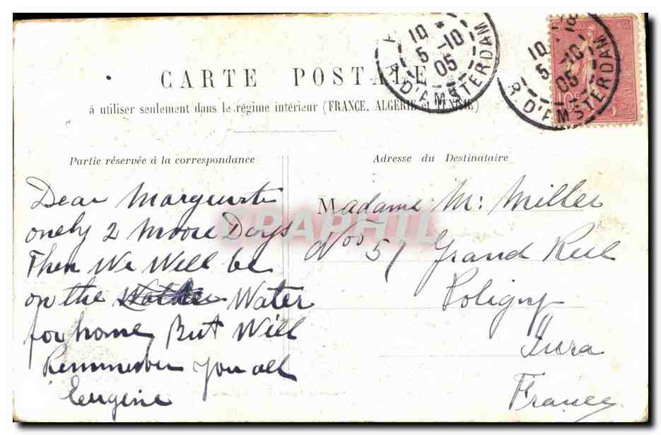 Paris CPA Notre DAme de Paris — Rückseite