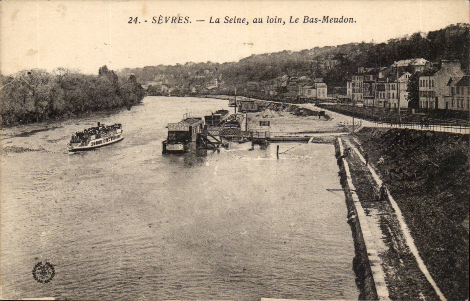 Sèvres — La Seine, au loin, Le Bas-Meudon — Éditeur : Le Musée du Louvre