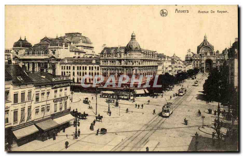 Belgie Belgique Anvers CPA Avenue de Keyser