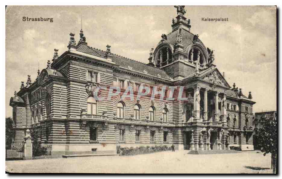 Strassburg Strasbourg CPA KAiserpalast