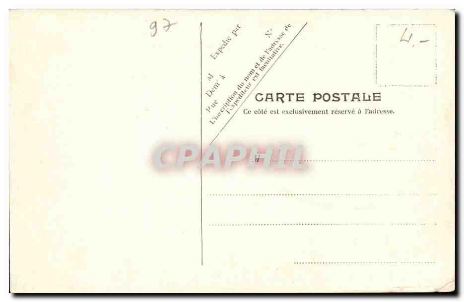 Sainte Marie CPA Pierres druidiques des Mousseaux — Rückseite
