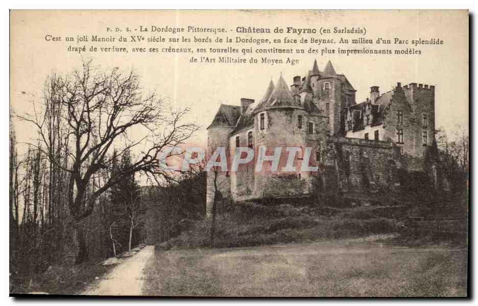 Château de Fayrac (en Sarladais) — Dordogne pittoresque — P. D. S.