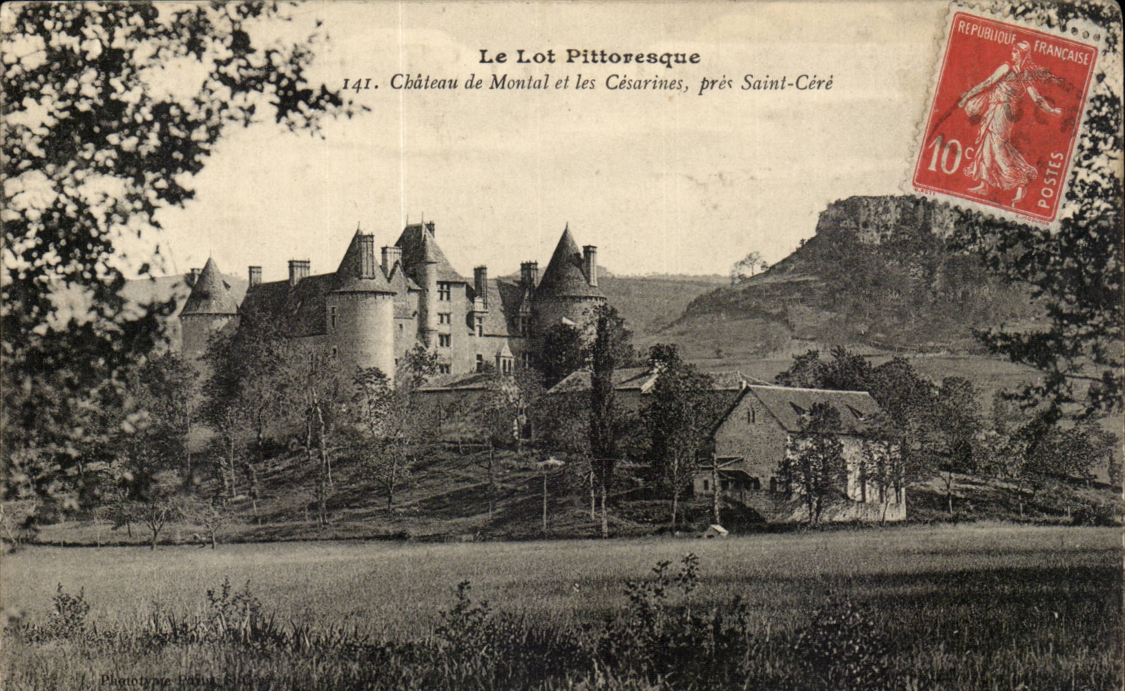 Le Lot CPA Chateau de Motnal et les Cesarines pres Saint Cere