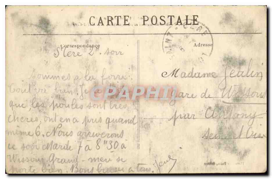 Le Lot CPA Chateau de Motnal et les Cesarines pres Saint Cere — Rückseite