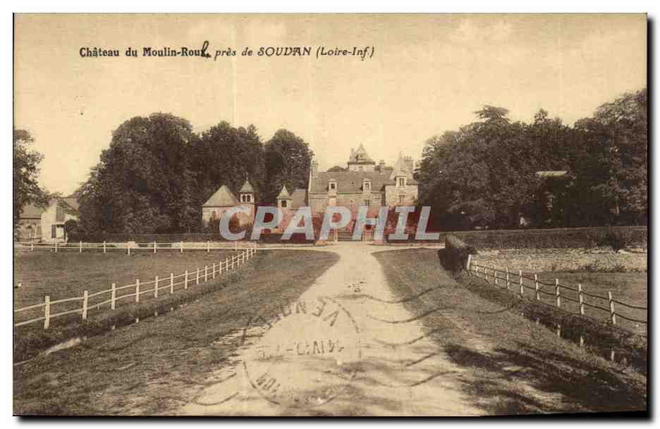 CPA Chateau de Moulin Roue pres de Soudan