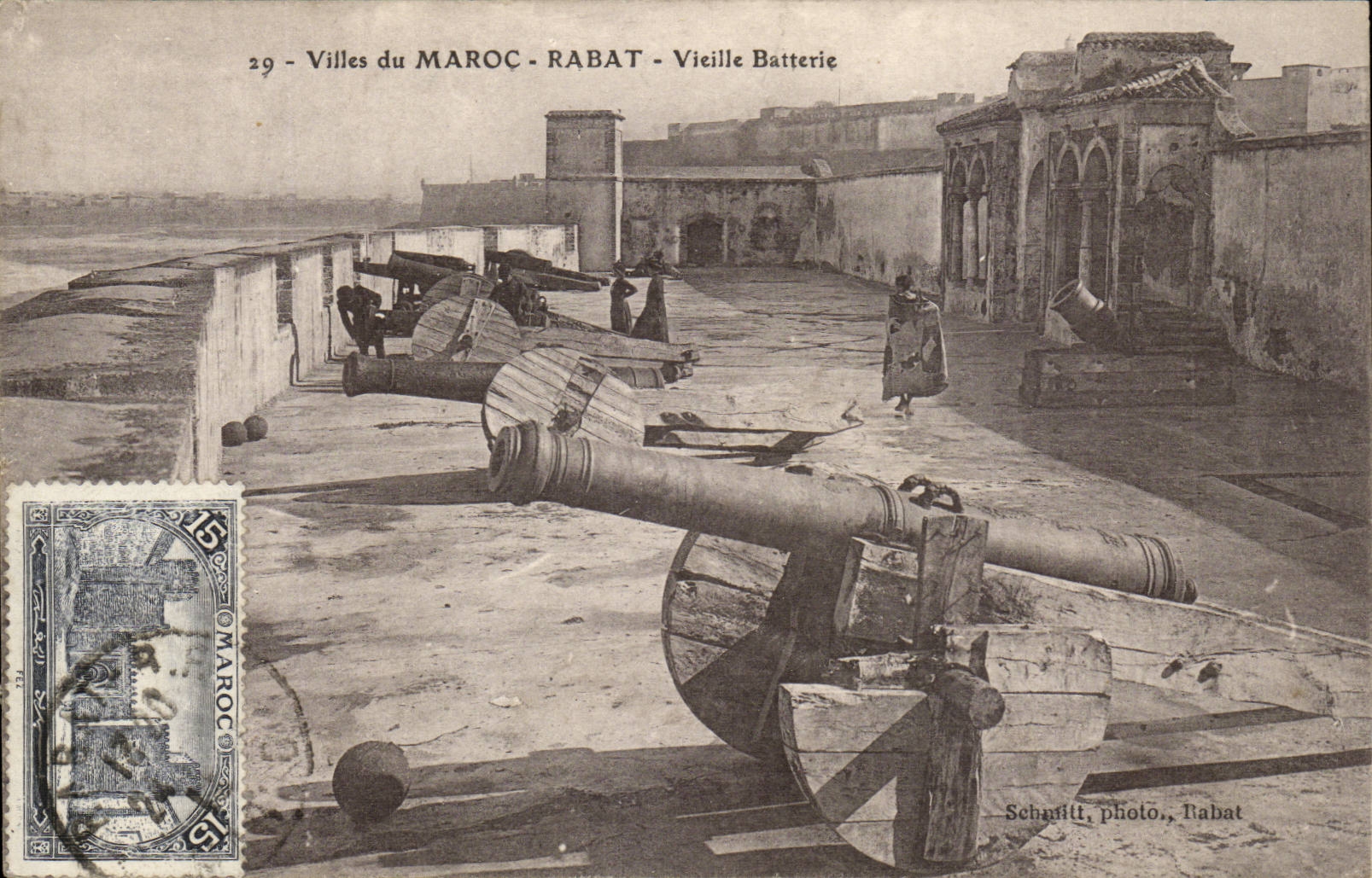 Maroc rabat CPA Vieille Batterue (canon)