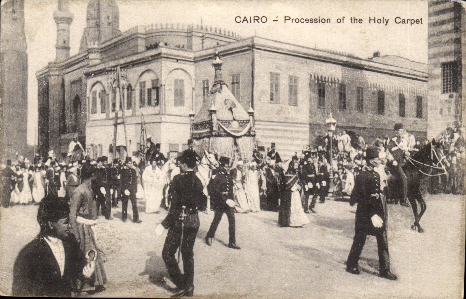 Caire — Procession du tapis sacré — The Cairo Postcard Co. n° 9066