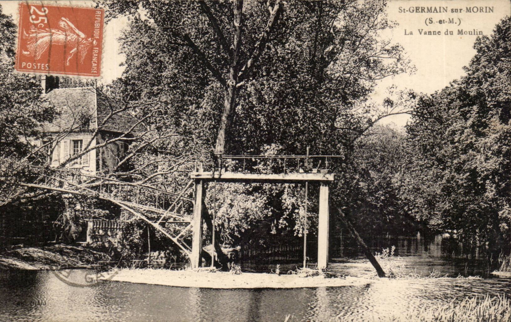 St Germain sur Morin CPA La vanne du Moulin