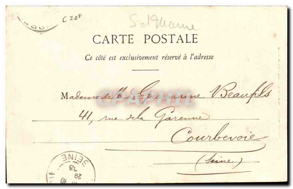 Fontainebleau - Camp d'Avon - Parque de los Caballos — Tibault, editores, Fontainebleau - Cliché Michel — Reverso