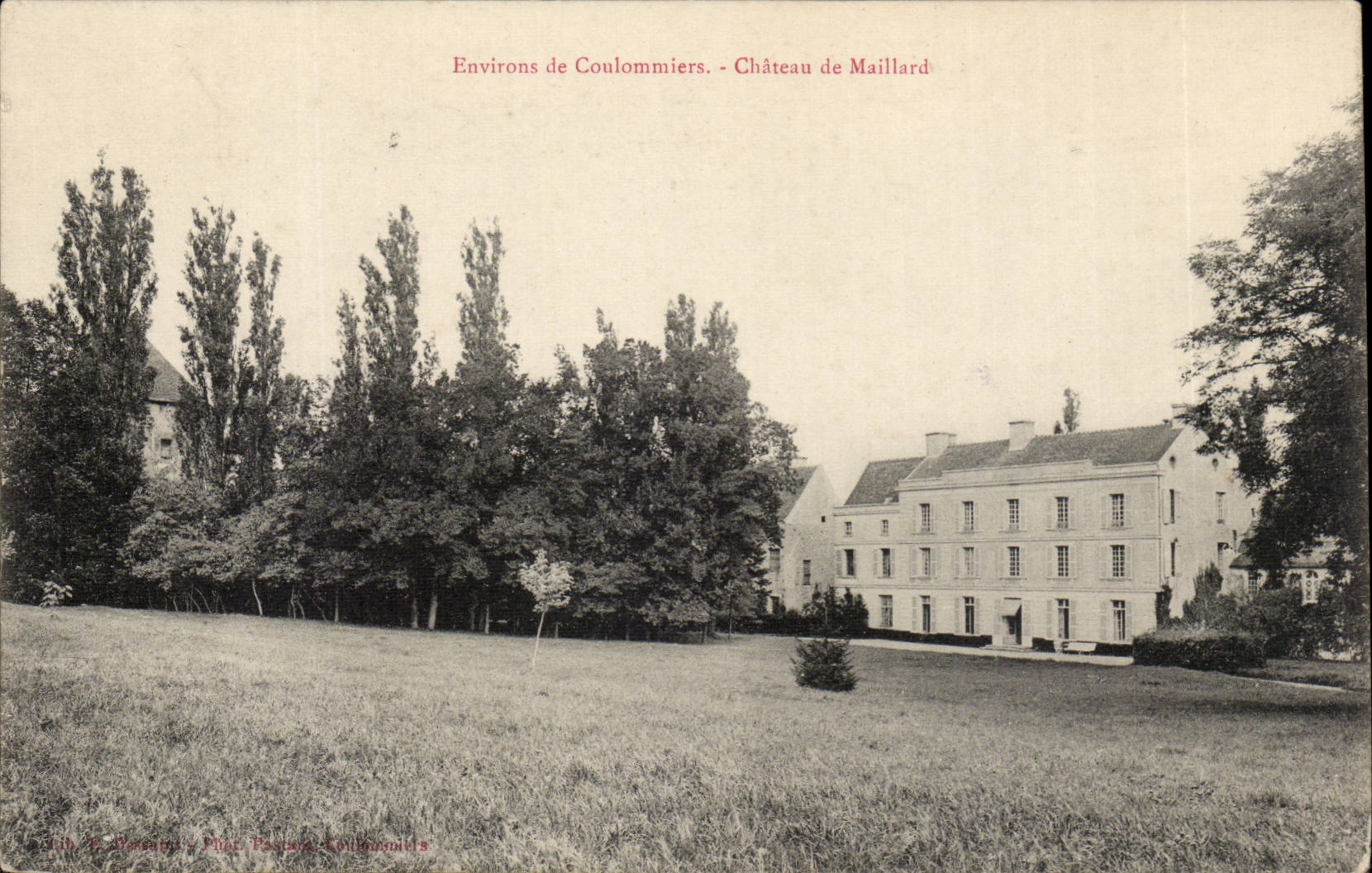 environs de Coulommiers CPA Chateau de Maillard