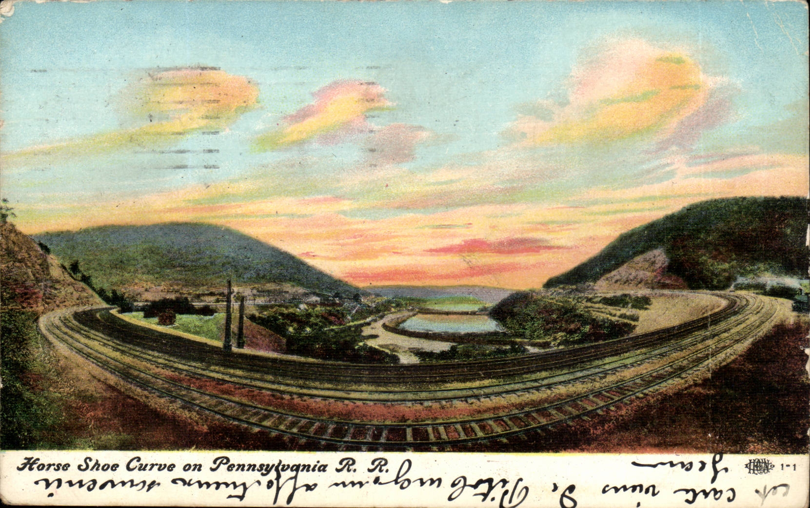 Etats Unis CPA Horse Shoe Curve on Pennsylvania 