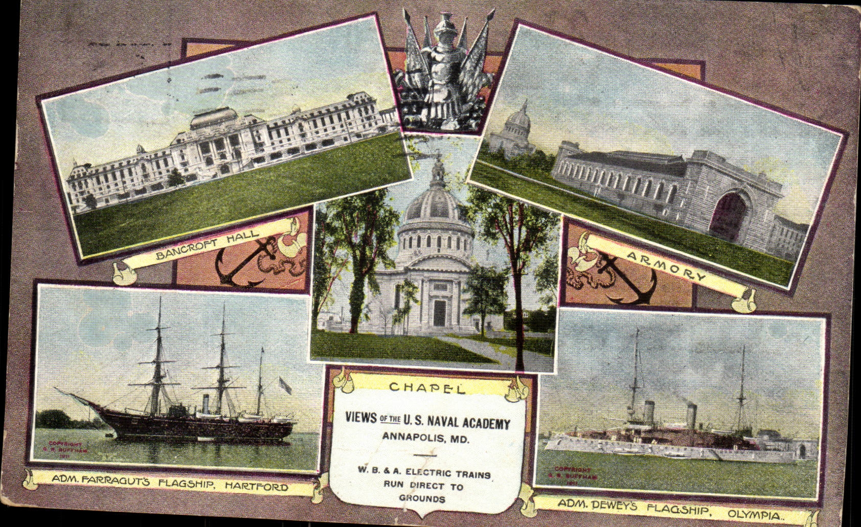 Etats Unis CPA Chapel Views on US Naval Academy Annapolis