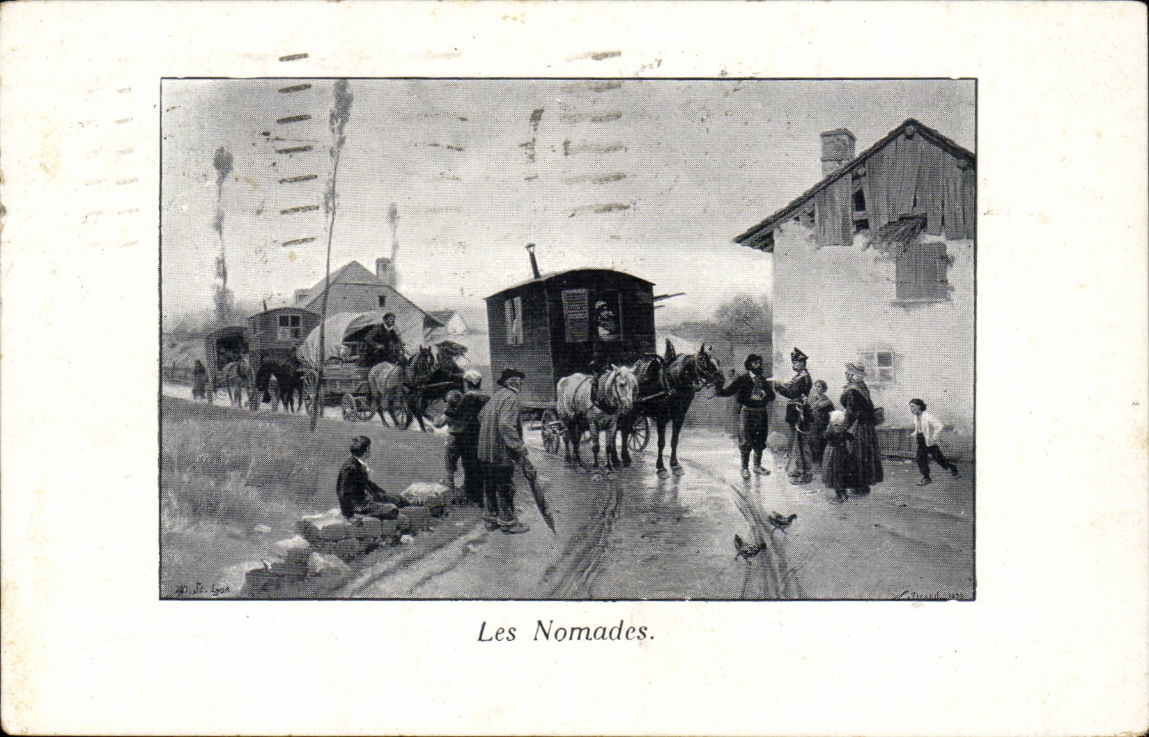 CPA Les nomades gitans Folklore