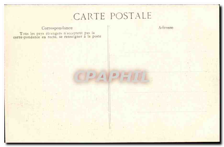 CPA Inondations paris la grande crue de la Seine (janvier 1910) rues de la Bucherie et du Haut Pave 28 janvier 1910 — Rückseite