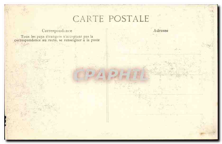 CPA Inondations paris la grande crue de la Seine (janvier 1910) Place Beau Grenelle 28 janvier 1910 — Rückseite
