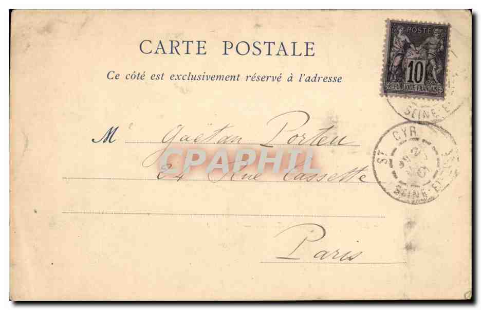 Poitiers CPA L'eglise Notre DAme la Grande — Rückseite