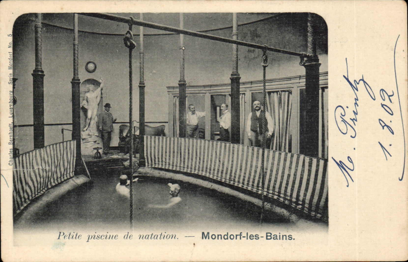 Petite piscine de natation — Mondorf-les-Bains — Charles Ramboult, Série Mordorf No. 5
