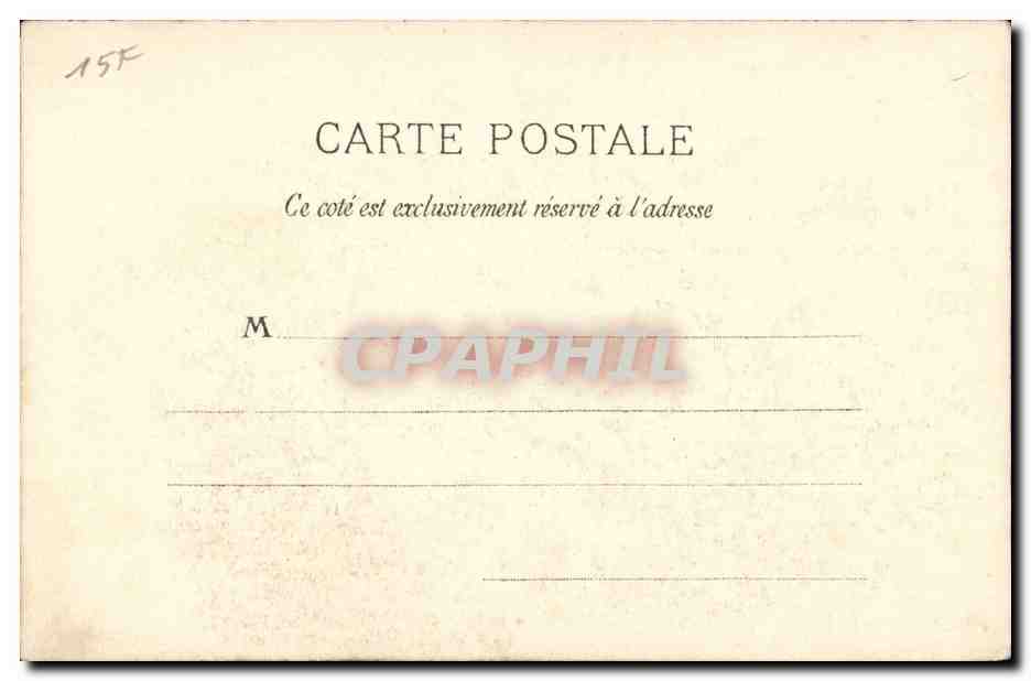 Mont Saint Michel CPA Colombat dans in pace — Verso
