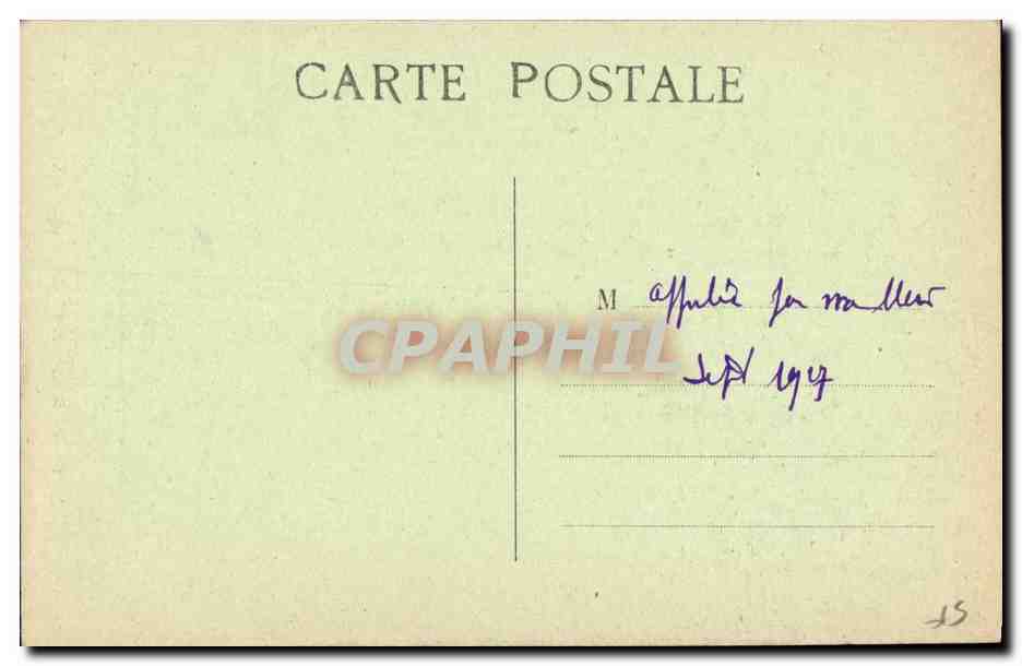 Angers CPA Cathedrale et montee St Maurice  — Rückseite