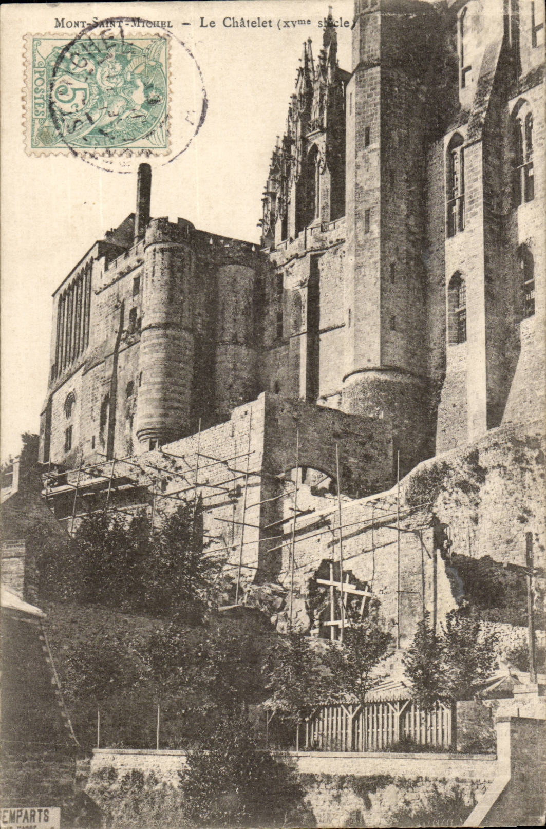 Mont Saint Michel CPA Le Chatelet
