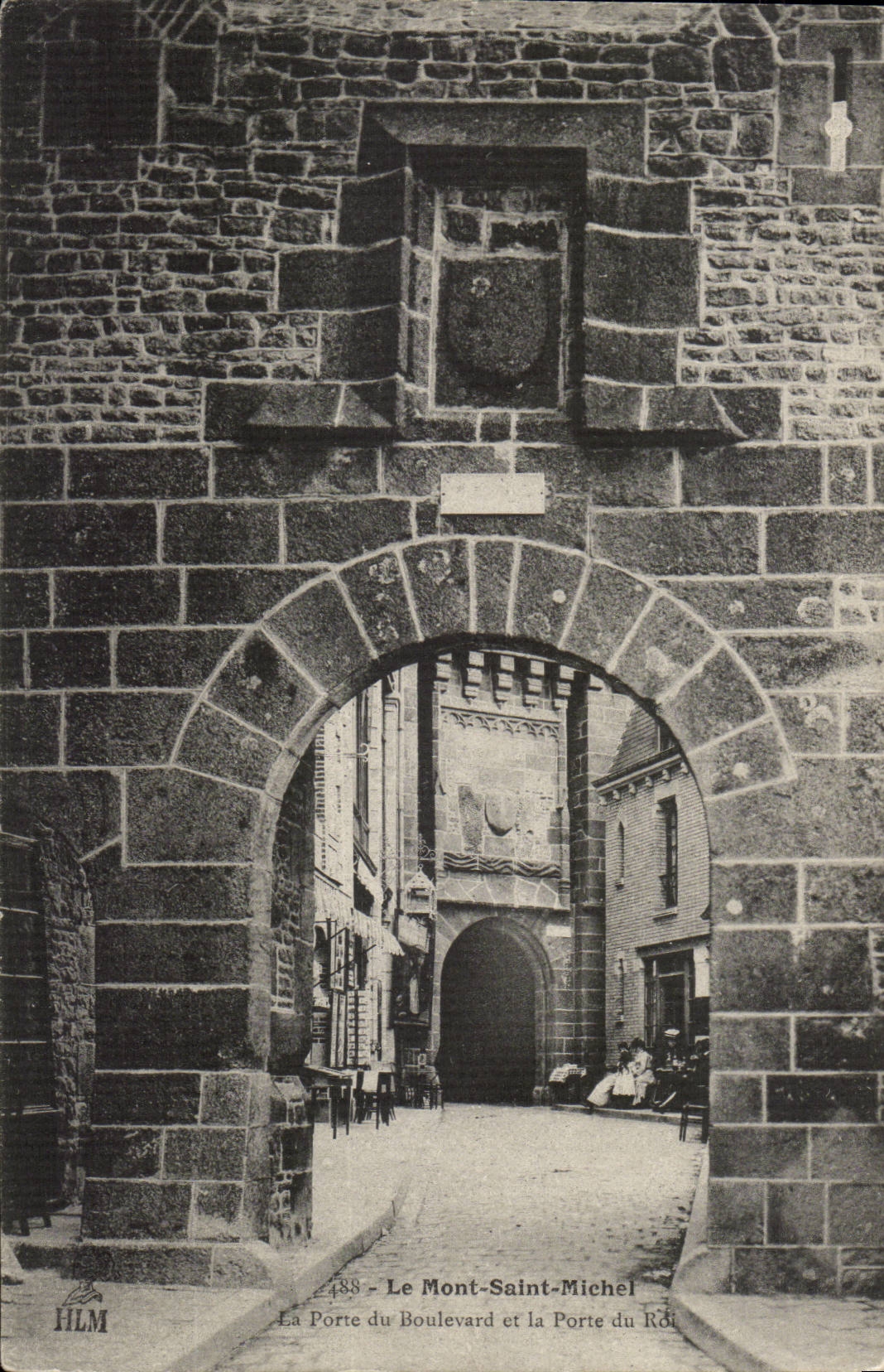 Mont Saint Michel CPA La porte du Boulevard et la porte du Roi