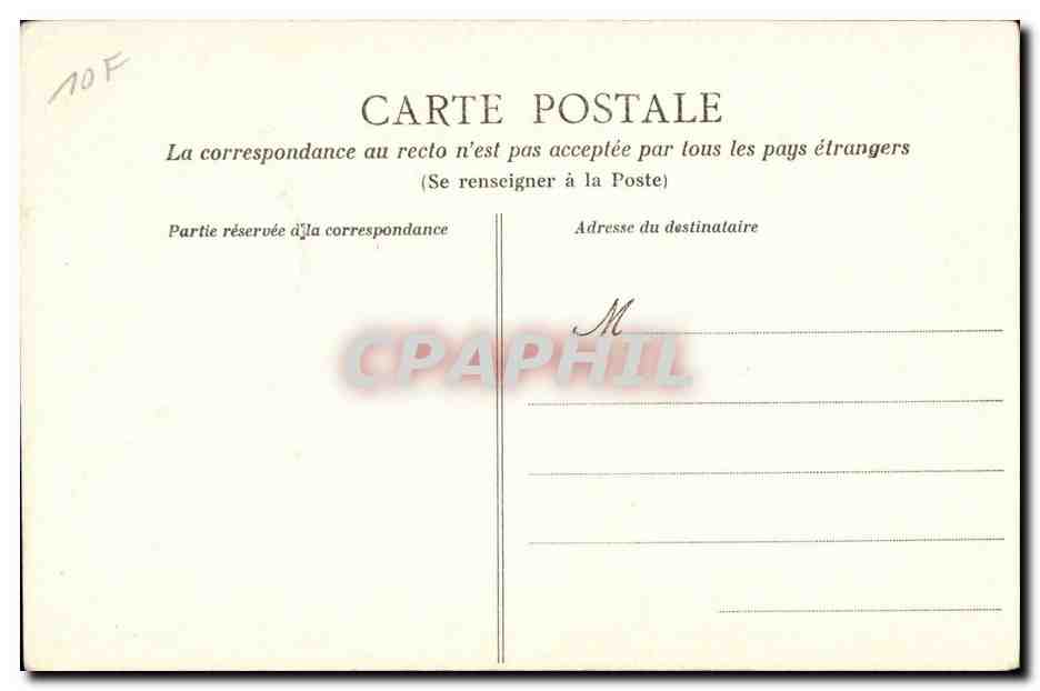 Mont Saint Michel CPA La porte du Boulevard et la porte du Roi — Verso