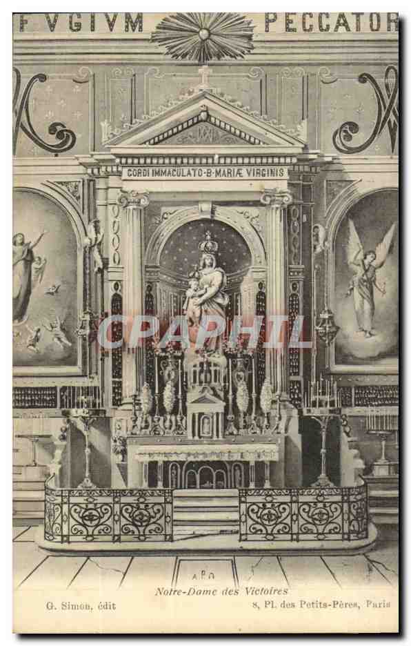 paris 8eme CPA Notre DAme des Victoires