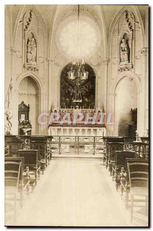 CARTE PHOTO Le Plessis Eglise