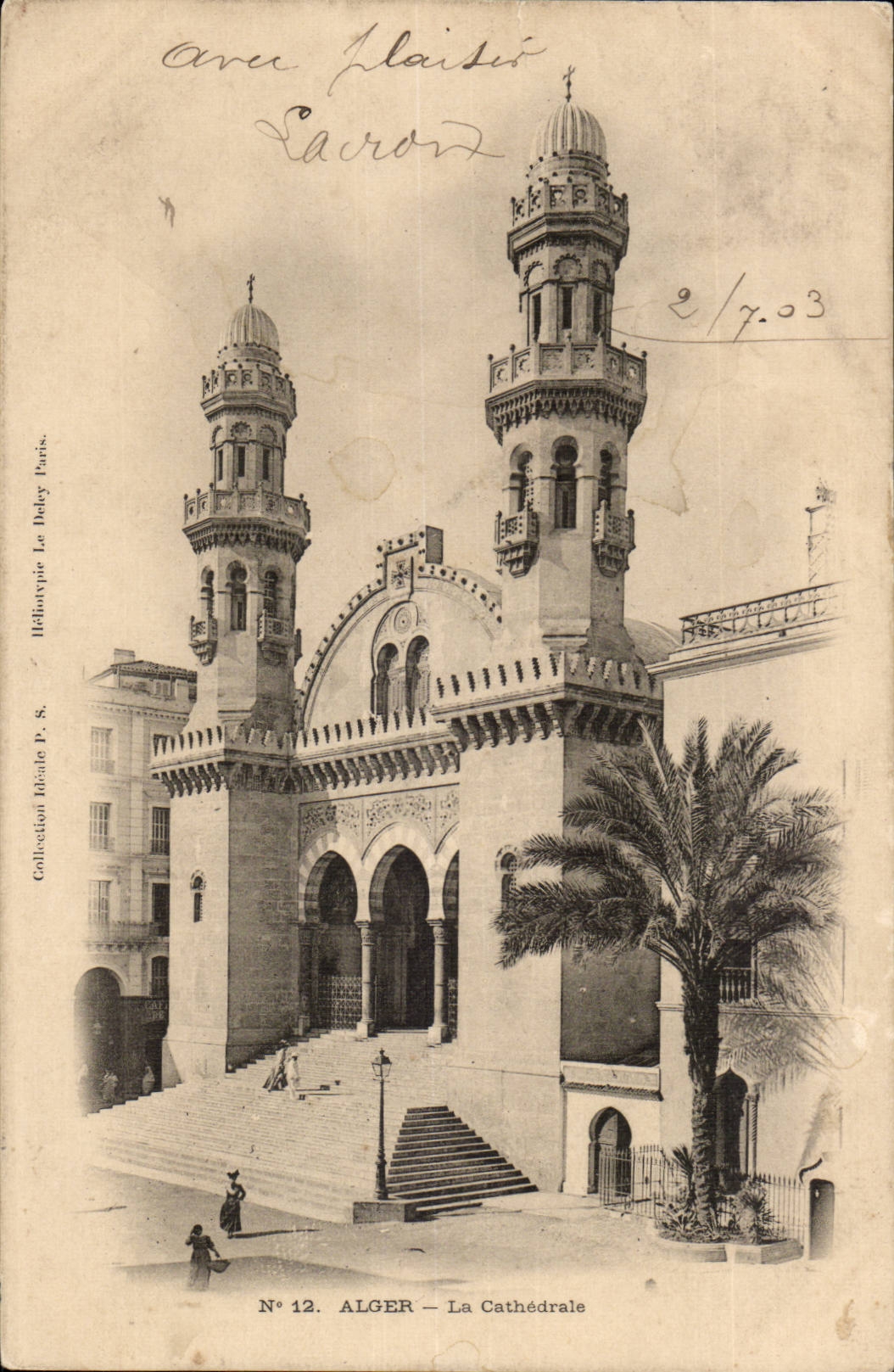 Algerie Alger CPA La cathedrale