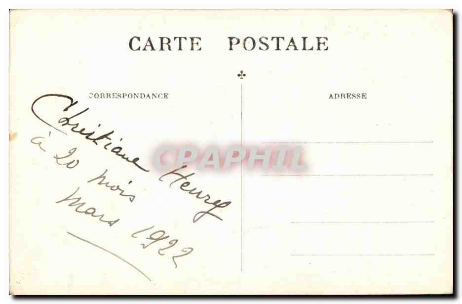 Fantaisie CPA Enfant — Rückseite