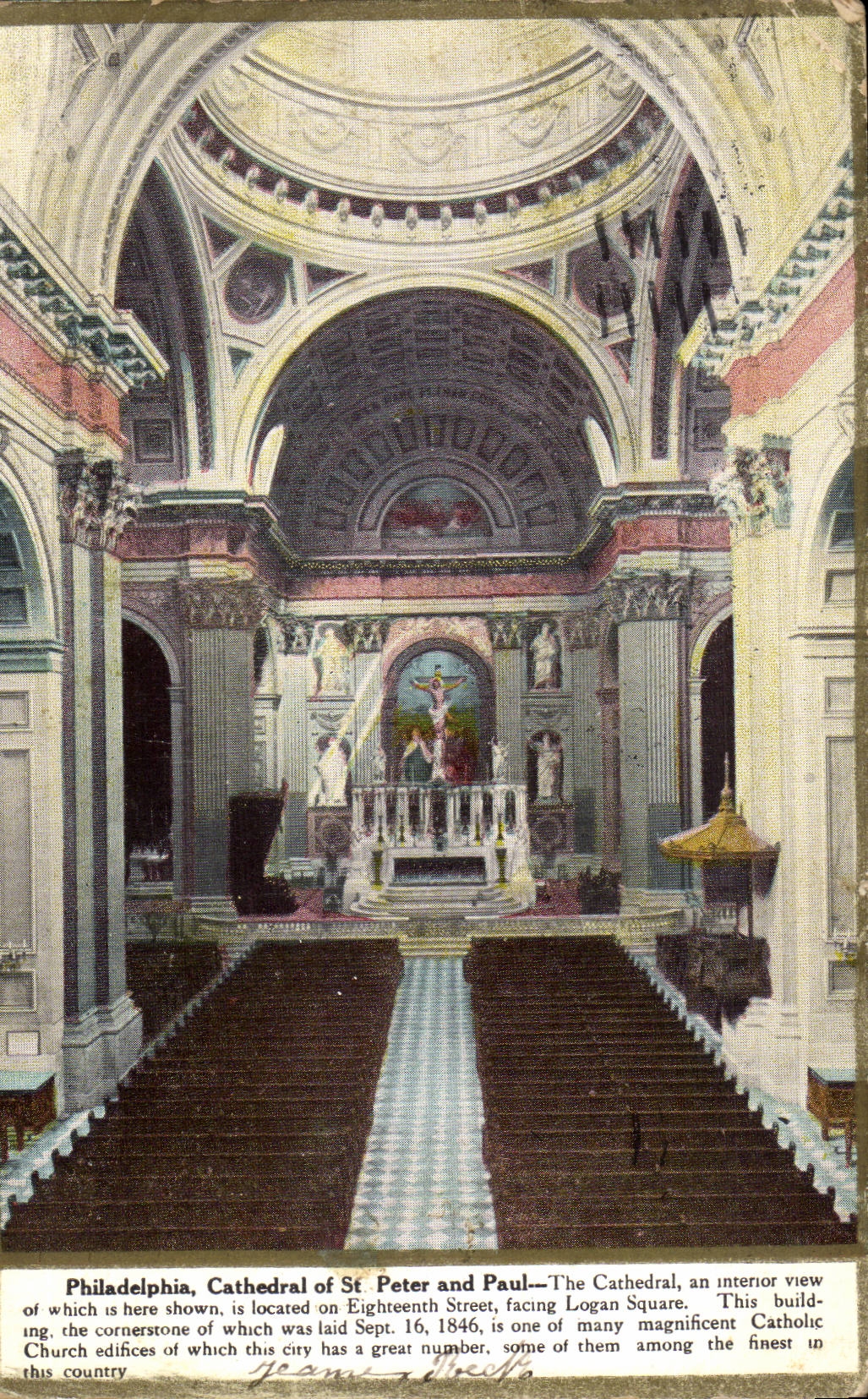 Etats Unis CPA Philadelphia Pennsylvania CAthedral of St Peter and Paul