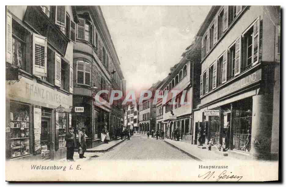 Weissenburg i. E. — Hauptstraße — éditeur M. Goiern