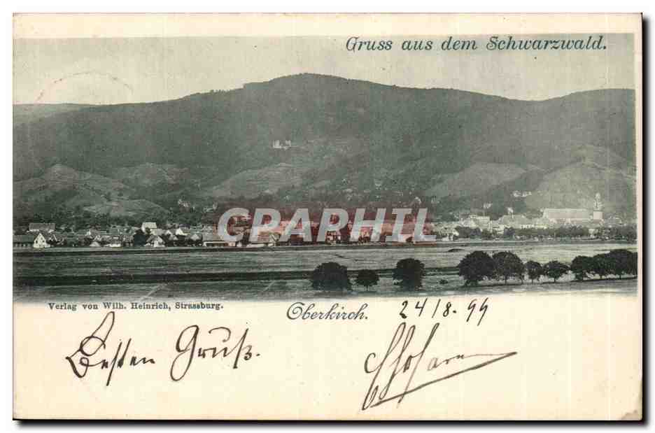 Oberkirch- Gruss aus dem Schwarzwald -CPA