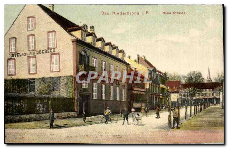 Bad Niederbronn l. E. — Noua Strasse — Hotel-Restaurant Doersch