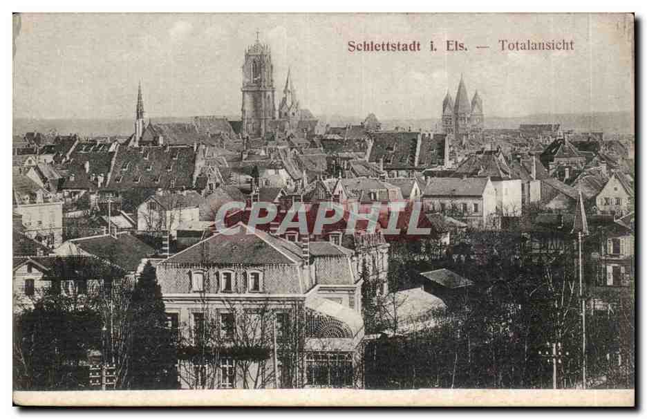 Schlettstadt i. Els. — Totalansicht