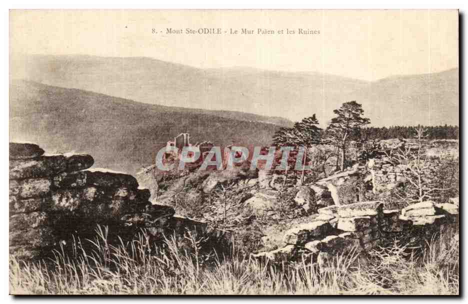 Mont Ste-ODILE - Le Mur Pâlen et les Ruines — éditeur non visible