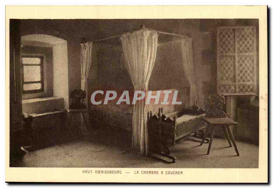 Haut-Kœnigsbourg — La chambre à coucher