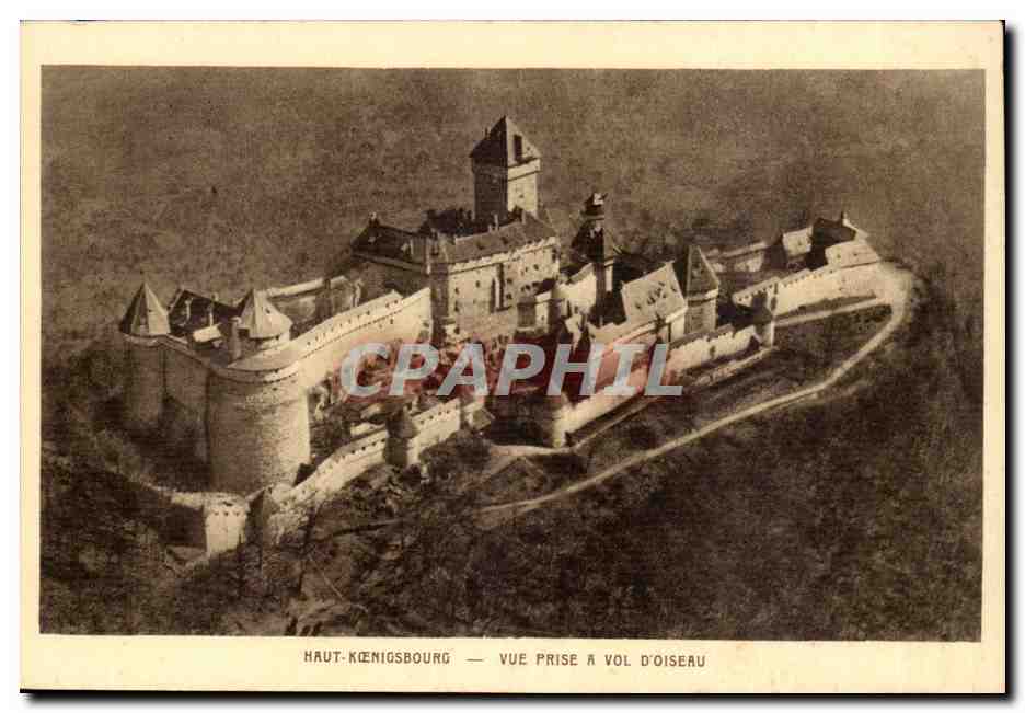 Haut-Kœnigsbourg — Vue prise à vol d'oiseau — Édition spéciale du Château
